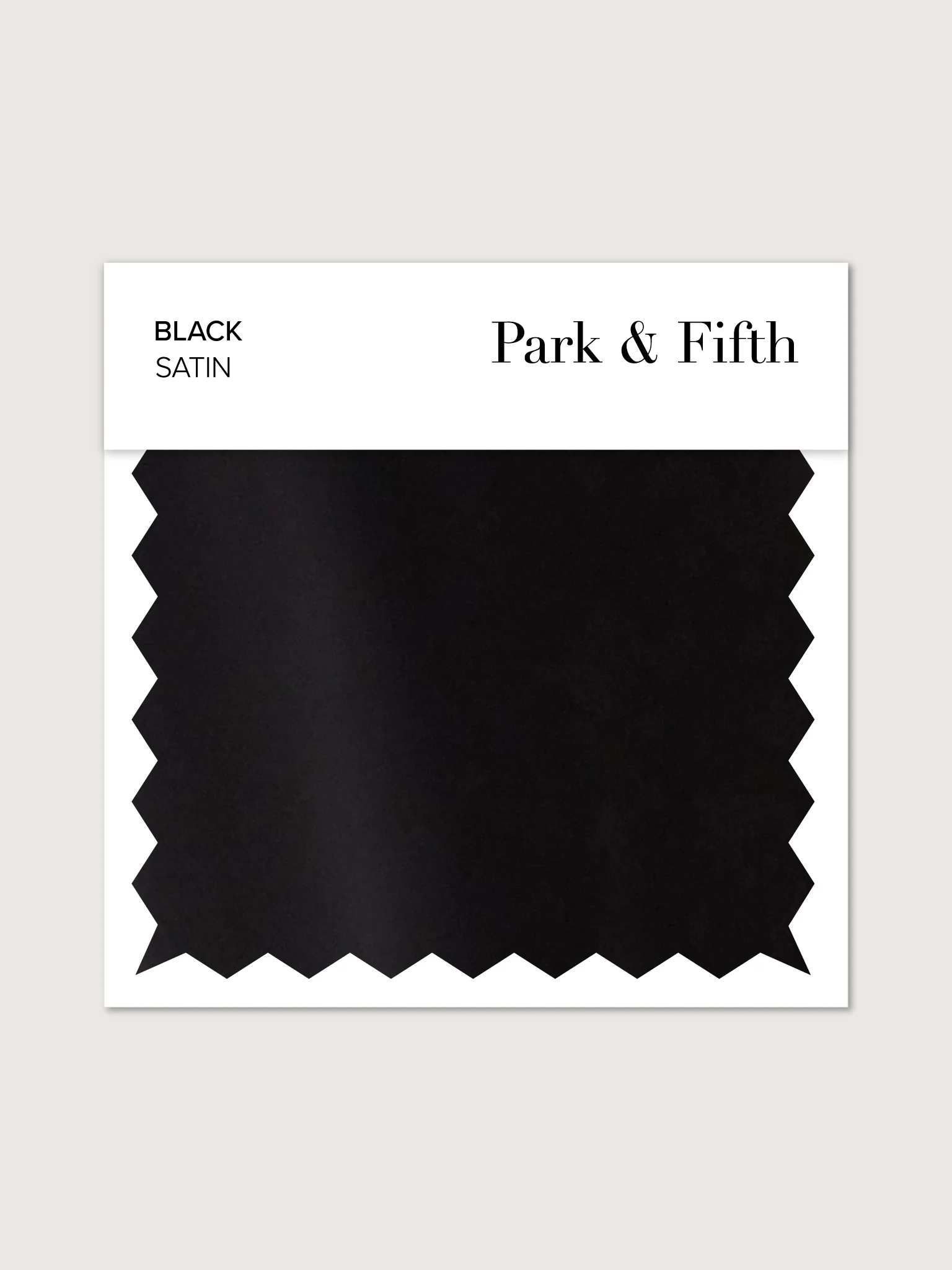 Black Satin Swatch